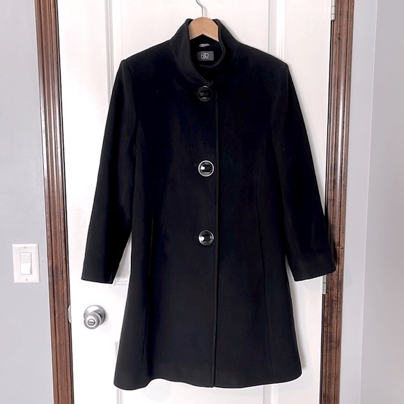 HiSO Cashmere/Wool Dress Coat - Picture 3 of 7